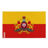 Drapeau karnataka proposition polyester œillets à gauche