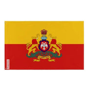Drapeau karnataka proposition polyester œillets à gauche