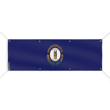 Drapeau kentucky polyester résistant aux intempéries œillets