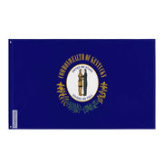 Drapeau kentucky polyester résistant œillets à gauche