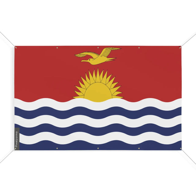 Drapeau kiribati 10 oeillets en plusieurs tailles (s) - pixelforma