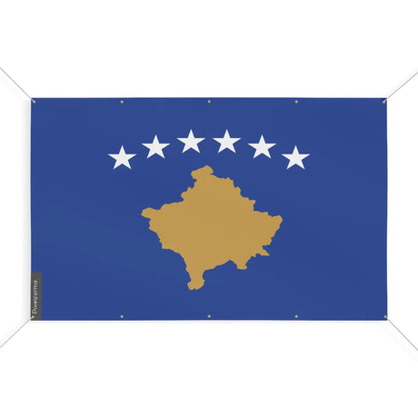 Drapeau kosovo 10 oeillets en plusieurs tailles (s) - pixelforma