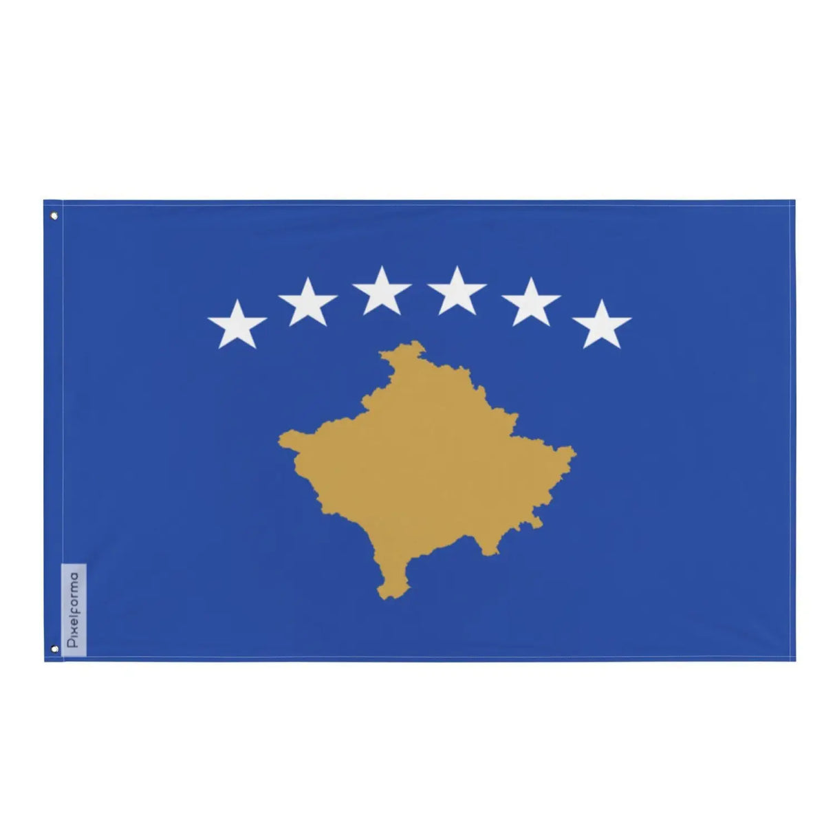 Drapeau kosovo plusieurs tailles en polyester - pixelforma