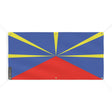 Drapeau la réunion polyester résistant avec œillets robustes