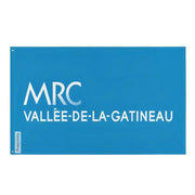 Drapeau la vallée-de-la-gatineau polyester œillets à gauche