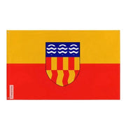 Drapeau langford polyester résistant avec œillets à gauche