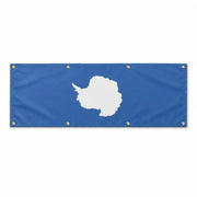 Drapeau antarctique polyester résistant avec œillets
