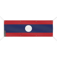 Drapeau laos polyester résistant huit œillets extérieur