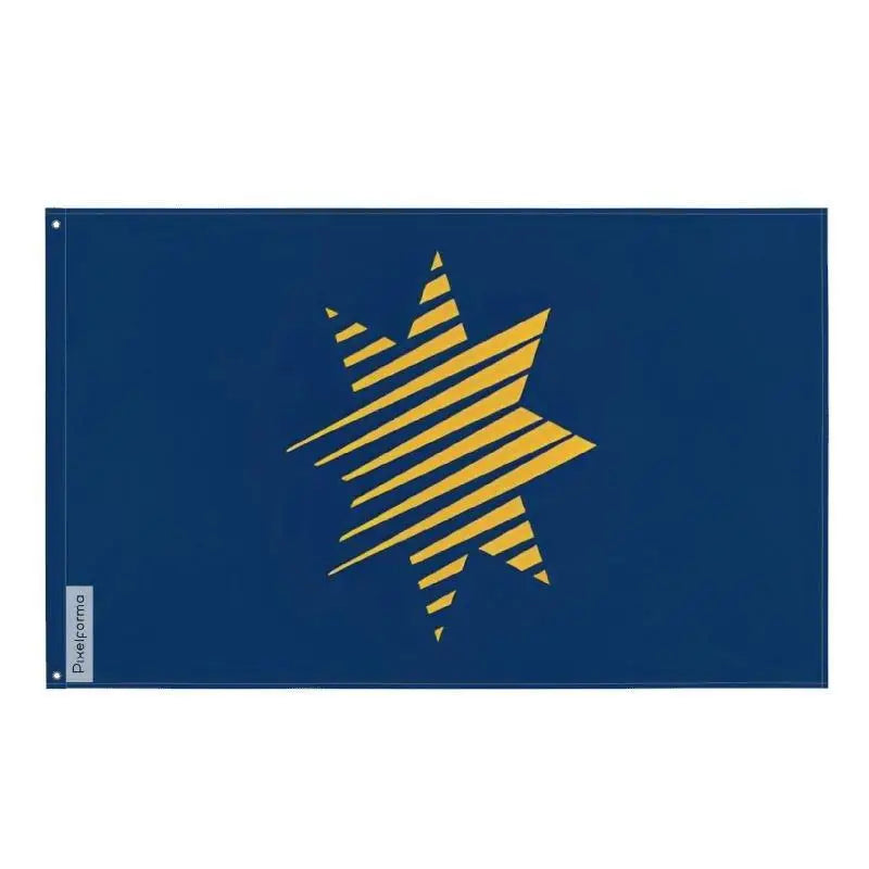 Drapeau l’épiphanie polyester résistant avec œillets à gauche