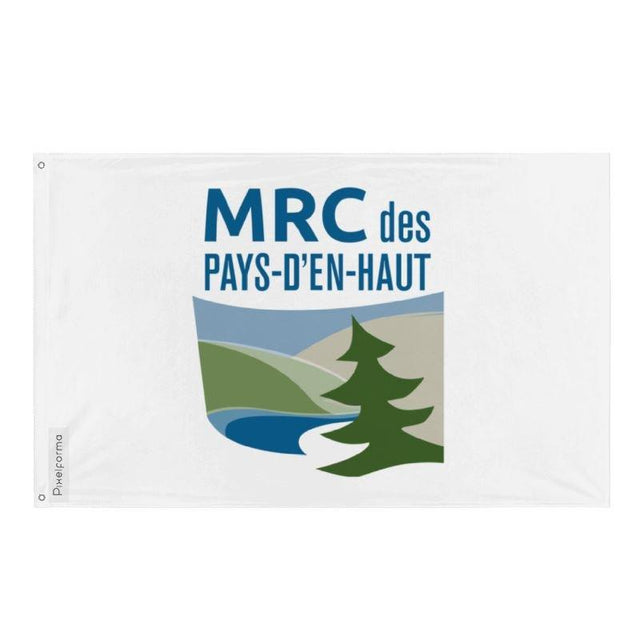 Drapeau Les Pays-d'en-Haut en plusieurs tailles 100 % polyester Imprimer avec Double ourlet - Pixelforma