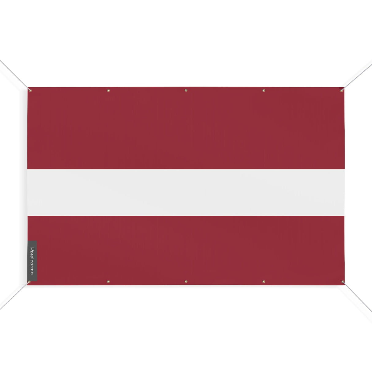 Drapeau lettonie 10 oeillets en plusieurs tailles (s) - pixelforma