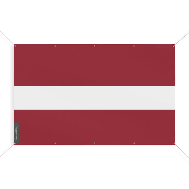 Drapeau lettonie 10 oeillets en plusieurs tailles (s) - pixelforma
