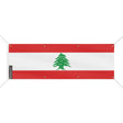 Drapeau liban en polyester durable avec 8 œillets