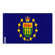 Drapeau lieutenant-gouverneur saskatchewan polyester œillets