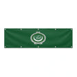 Drapeau de la Ligue arabe grand format XL en polyester avec dix œillets