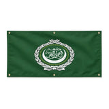 Drapeau ligue arabe polyester résistant aux intempéries