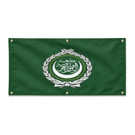 Drapeau ligue arabe polyester résistant aux intempéries