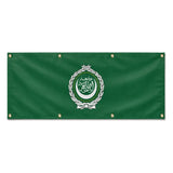Drapeau ligue arabe polyester résistant aux intempéries