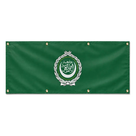 Drapeau ligue arabe polyester résistant aux intempéries