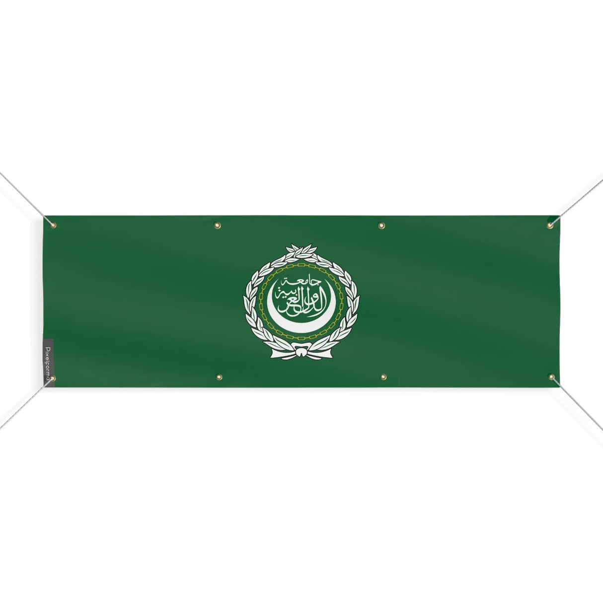Drapeau ligue arabe polyester résistant aux intempéries