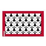 Drapeau limousin polyester résistant double ourlet