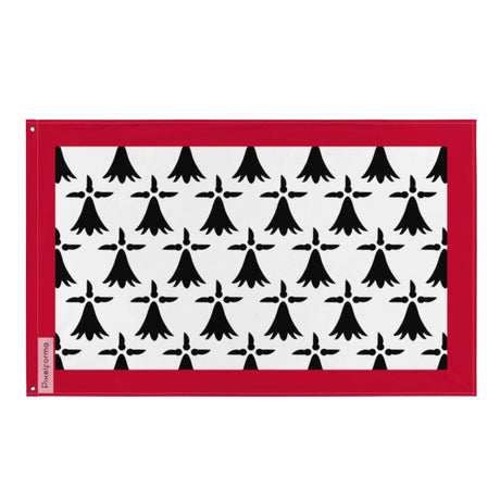Drapeau limousin polyester résistant double ourlet