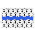 Drapeau loire-atlantique polyester résistant avec œillets