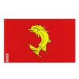 Drapeau loire polyester résistant avec œillets à gauche