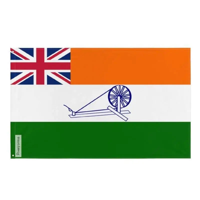 Drapeau louis mountbatten polyester et œillets à gauche