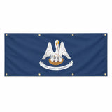 Drapeau louisiane polyester résistant aux intempéries œillets