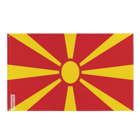 Drapeau macédoine nord polyester résistant plusieurs modèles