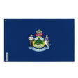 Drapeau maine polyester résistant avec œillets à gauche