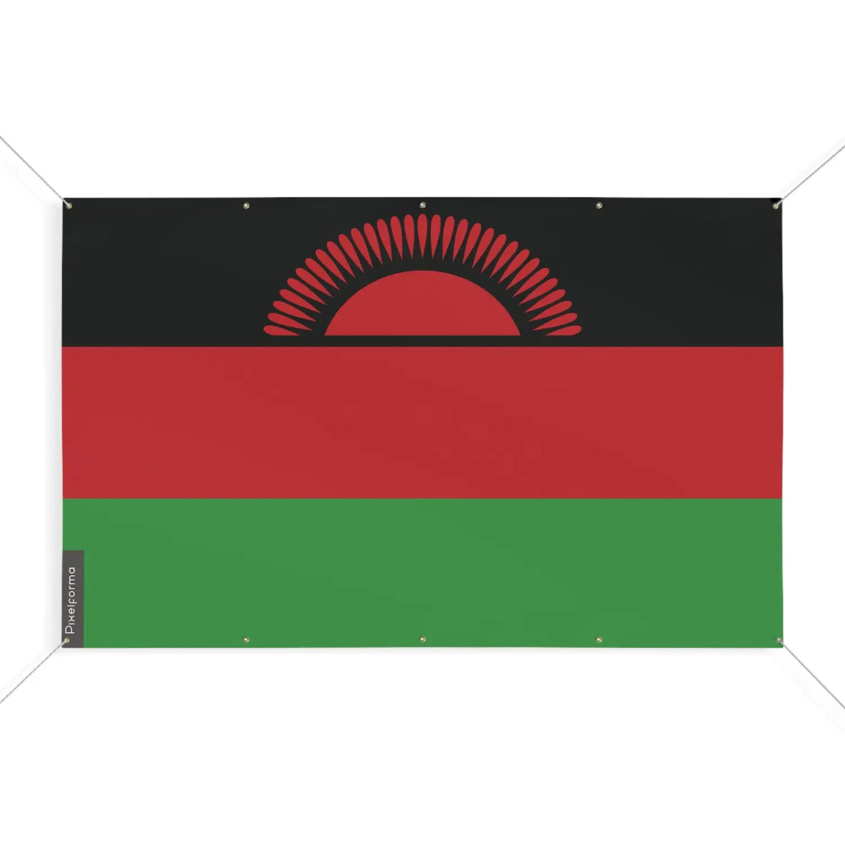 Drapeau malawi 10 oeillets en plusieurs tailles (s) - pixelforma