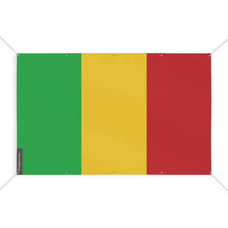 Drapeau mali 10 oeillets en plusieurs tailles (s) - pixelforma