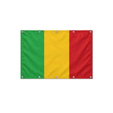 Drapeau du Mali format S en polyester avec dix œillets