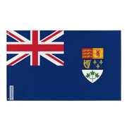 Drapeau marine royale canada polyester œillets à gauche