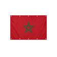 Drapeau du Maroc format S en polyester avec dix œillets
