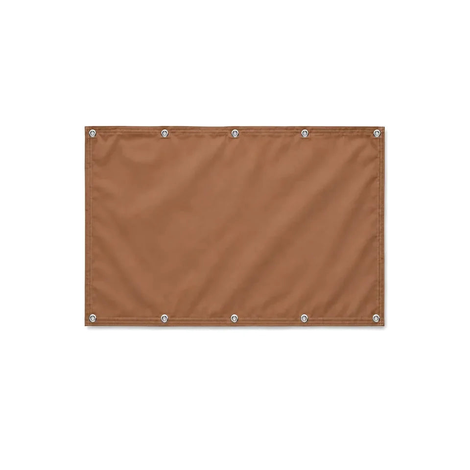 Drapeau Marron format S en polyester avec dix œillets