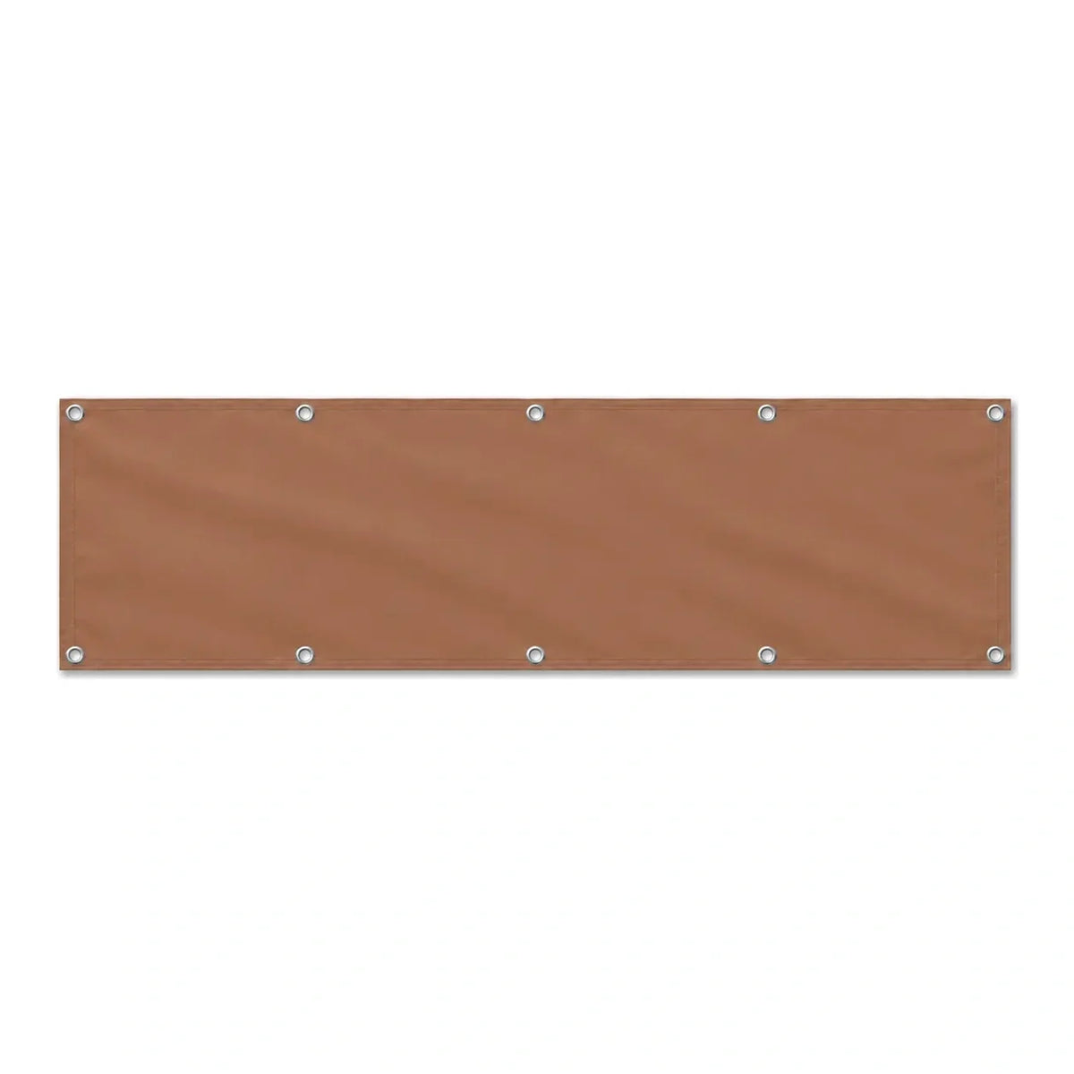 Drapeau Marron grand format XL en polyester avec dix œillets