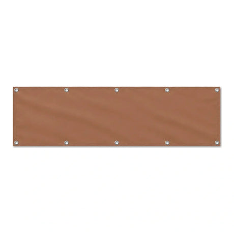 Drapeau Marron grand format XL en polyester avec dix œillets