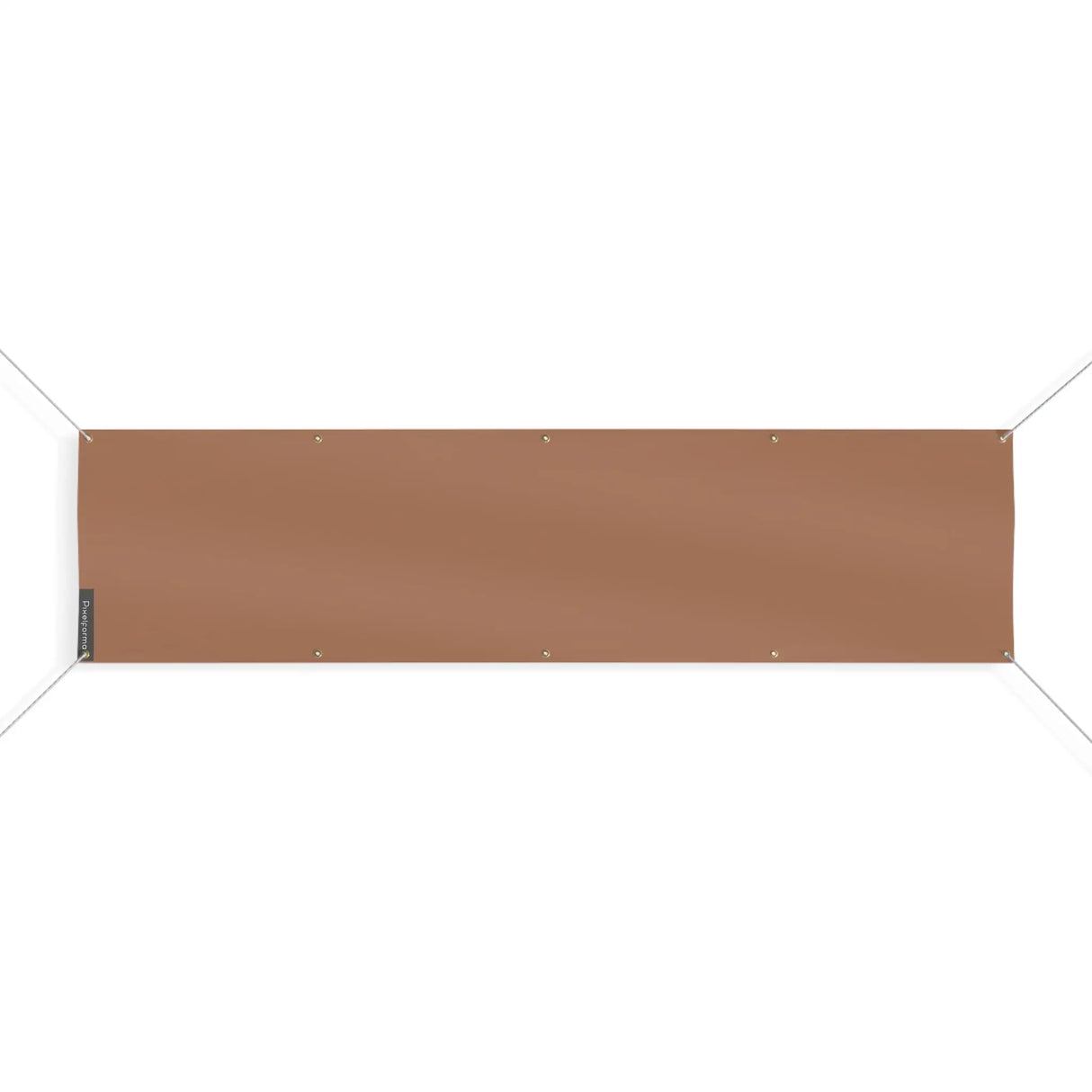 Drapeau marron france polyester résistant 10 œillets