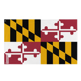 Drapeau maryland en polyester œillets à gauche résistant