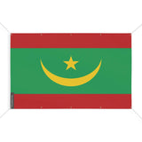 Drapeau mauritanie 10 oeillets en plusieurs tailles (s) - pixelforma