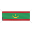 Drapeau mauritanie polyester résistant œillets renforcés