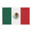 Drapeau mexique polyester résistant œillets usage extérieur