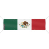 Drapeau mexique polyester résistant usage extérieur durable