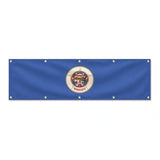 Drapeau du Minnesota grand format XL en polyester avec dix œillets