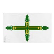 Drapeau mission polyester résistant avec œillets à gauche