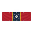 Drapeau du Mississippi grand format XL en polyester avec dix œillets