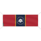 Drapeau mississippi en polyester résistant aux intempéries